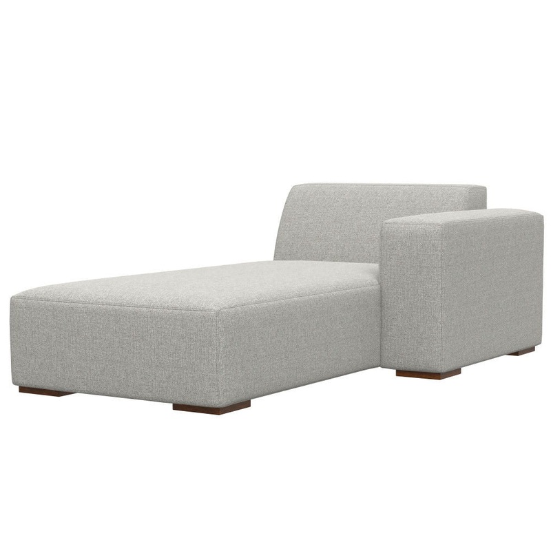 Rex – Right Chaise Sofa Module – Gray