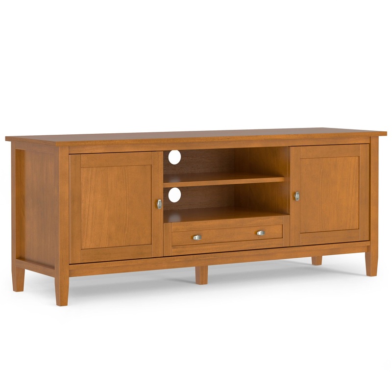 Warm Shaker – TV Media Stand – Brown