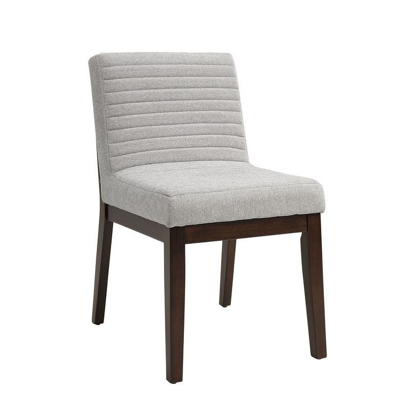 Edwyn – Linen Side Chair (Set of 2) – Gray
