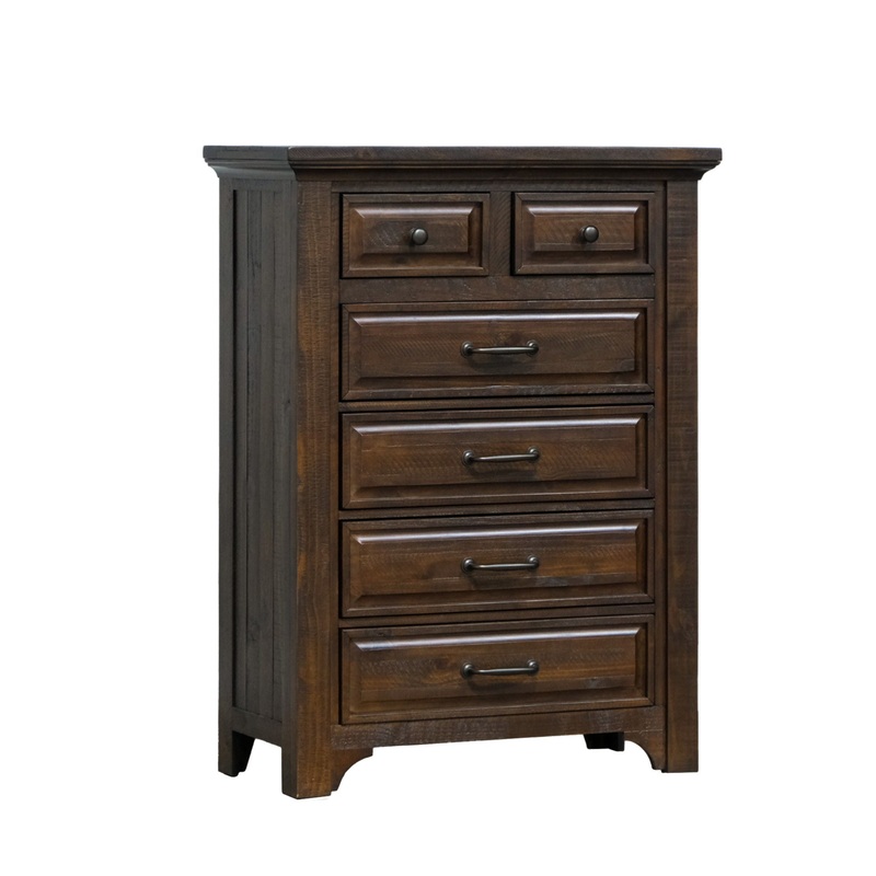 Verna – 6 Drawer Chest – Brown