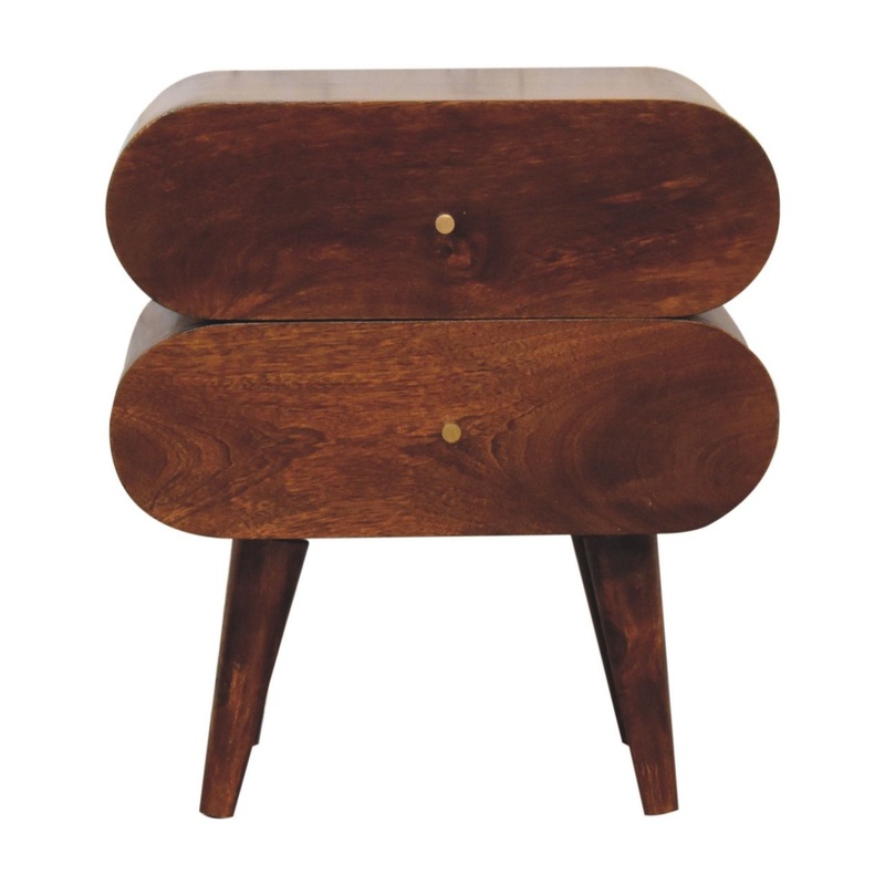 Bubble Nightstand – Brown