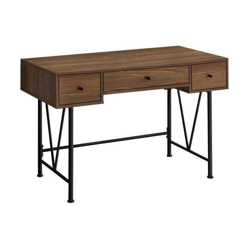 Computer Desk For Home Office, Stylish Design, Storage Drawers, Transitional