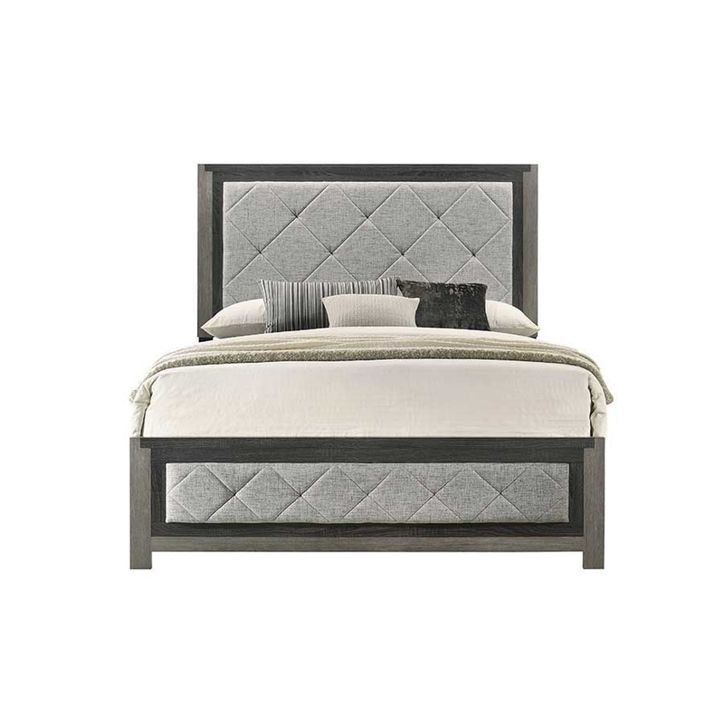 Jehoram – Queen Bed – Gray