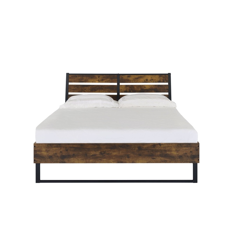Juvanth – Rustic Bed|Dark Brown|King
