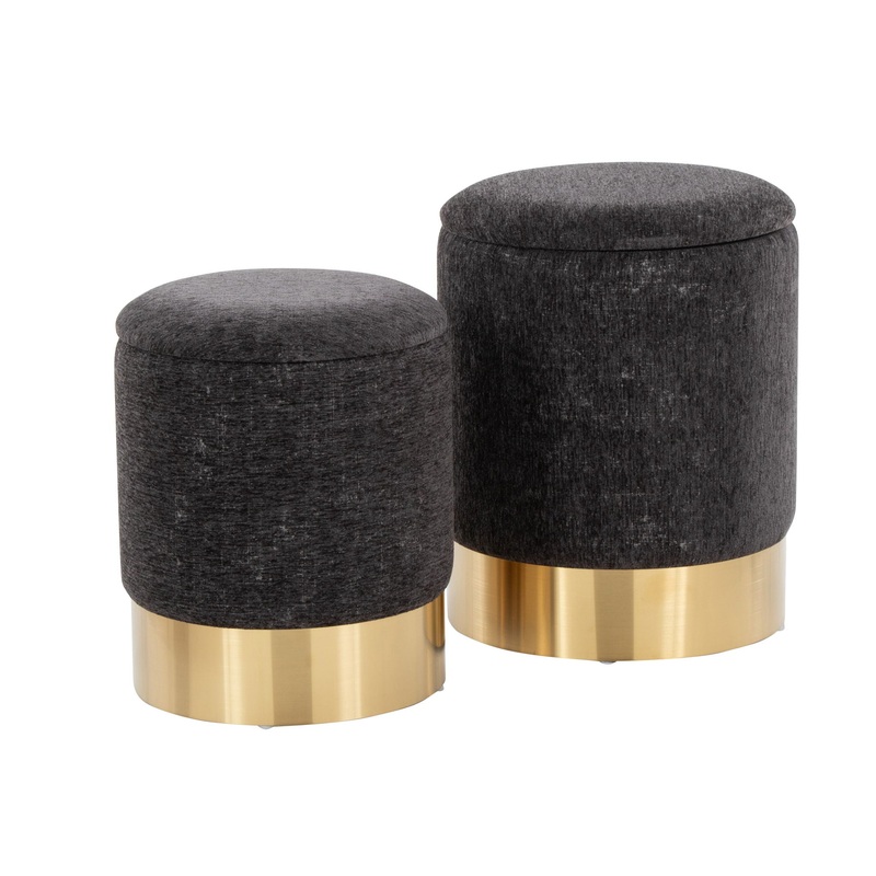 Marla – Contemporary Nesting Ottoman Set