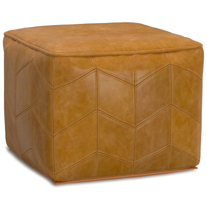 Morden – Square Pouf – Brown