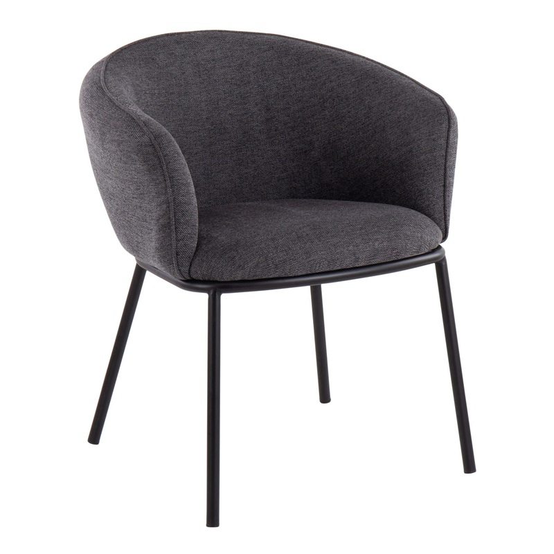Ashland – Contemporary Chair – Black / Charcoal