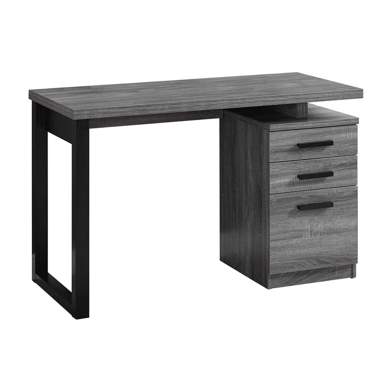 Computer Desk For Home Office, Laptop, Left, Right Set – Up, Storage Drawers