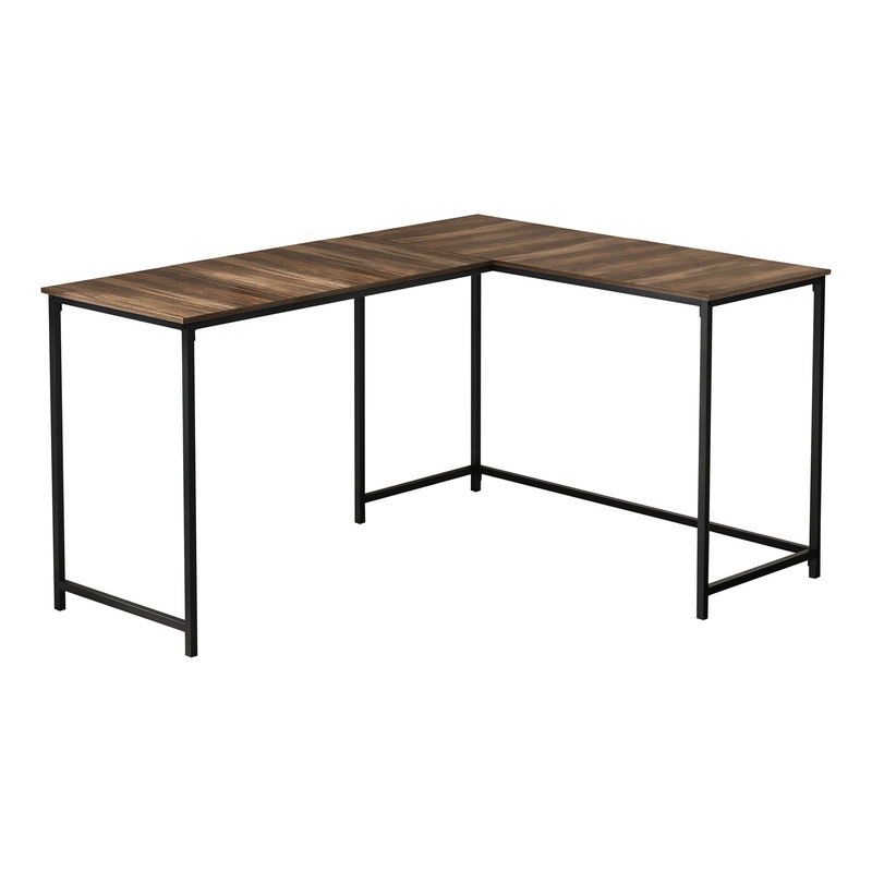Computer Desk, Home Office, Corner, L Shape, Laptop, Contemporary & Modern
