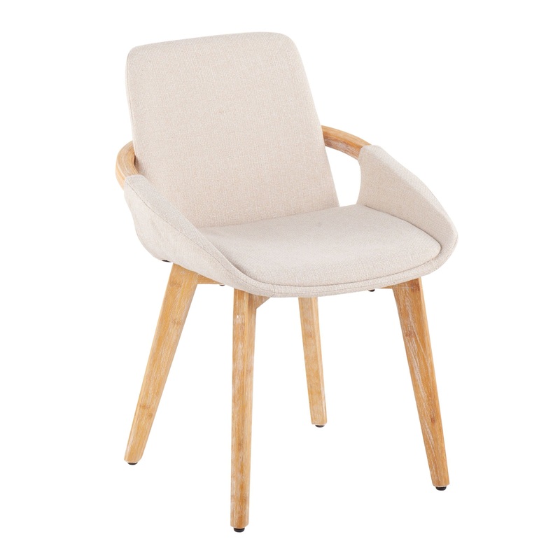 Cosmo – Mid-Century Chair – Natural / Cream