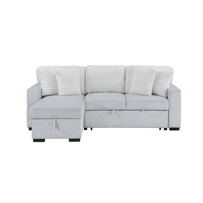 Ford – Reversible Pull Out Sofa Bed – Light Gray