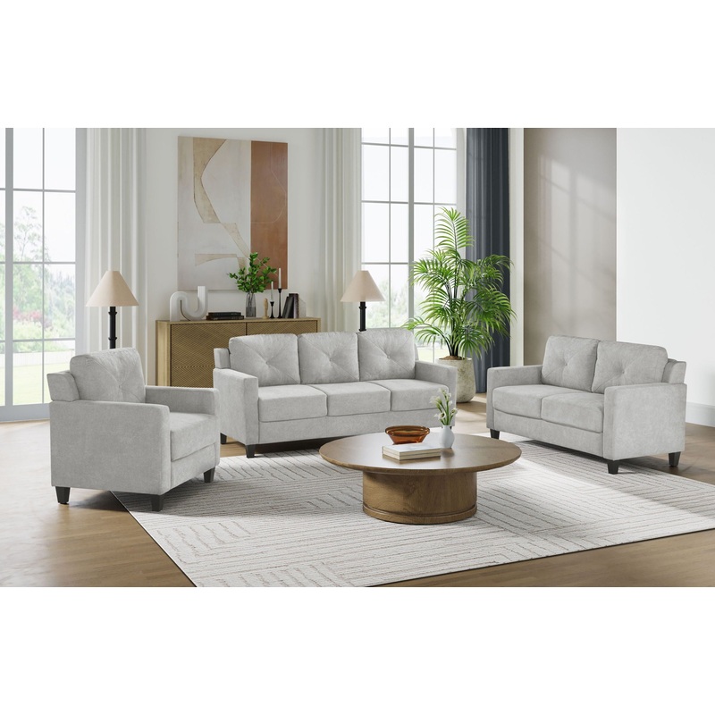 Horatio – Chenille 3 Piece Living Room Set