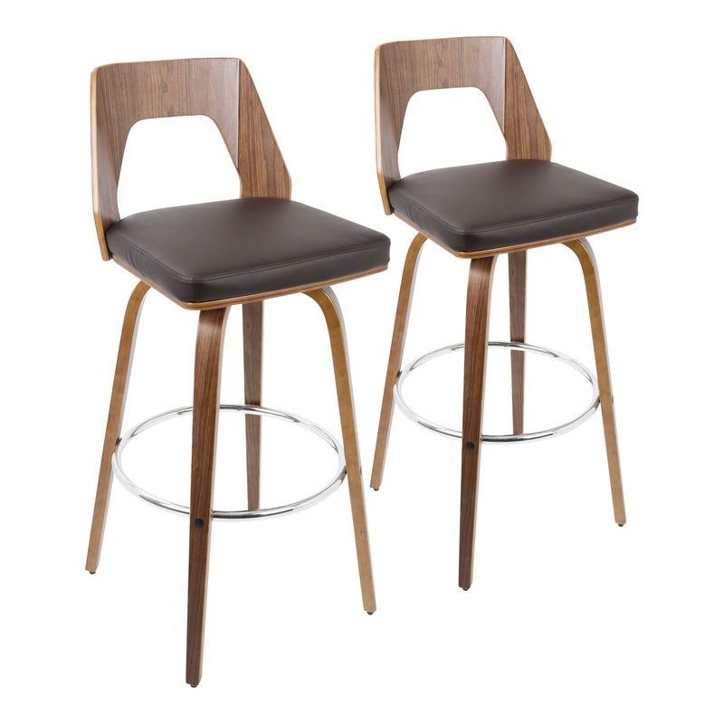 Trilogy – Mid Century Modern Barstool (Set of 2)