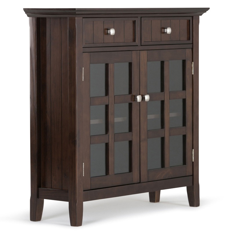 Acadian – Entryway Storage Cabinet – Brunette Brown