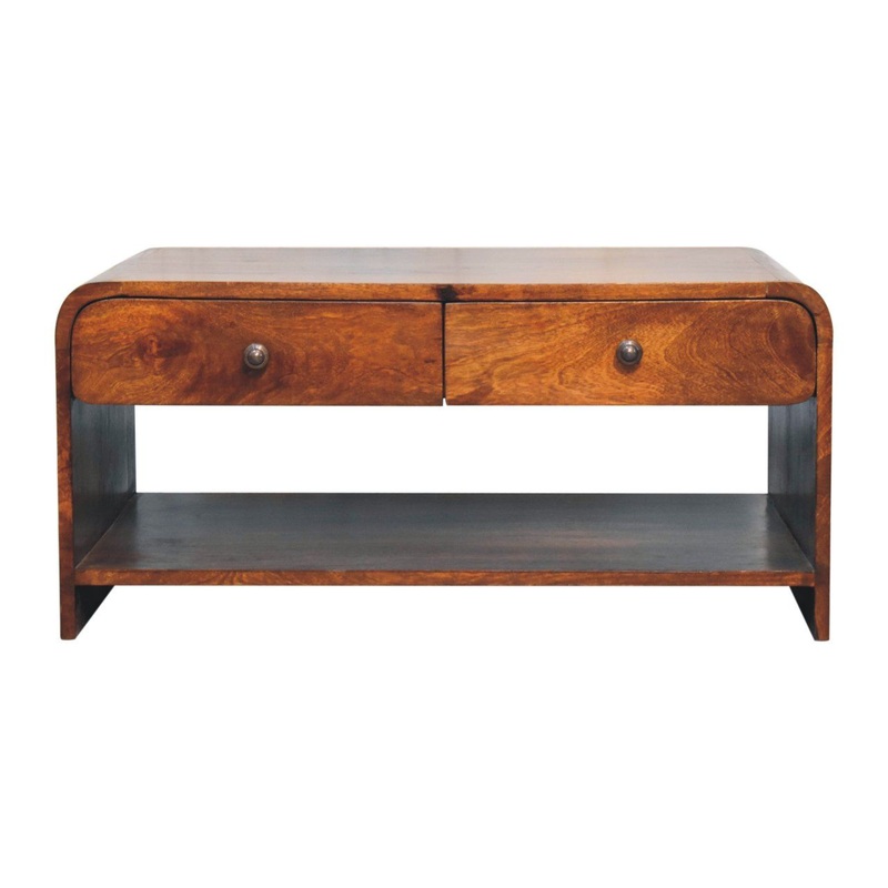 Aspen – Slim Coffee Table – Dark Brown