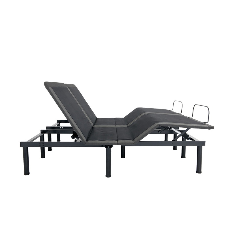 Refresh – 12 King Size Flex Head Latex Foam Hybrid Mattress And Adjustable Base Bundle – Blue