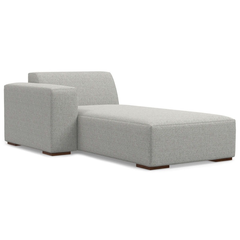 Rex – Left Chaise Sofa Module – Gray