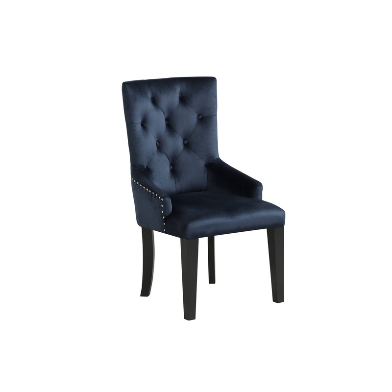 Varian II – Side Chair – Dark Navy