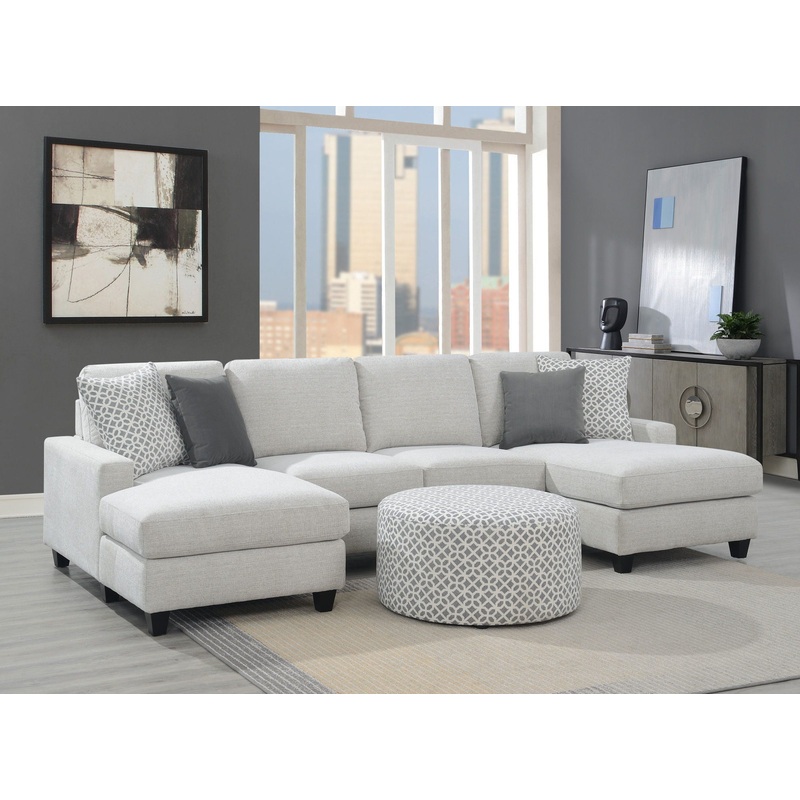 Ranger – Round Ottoman – Gray