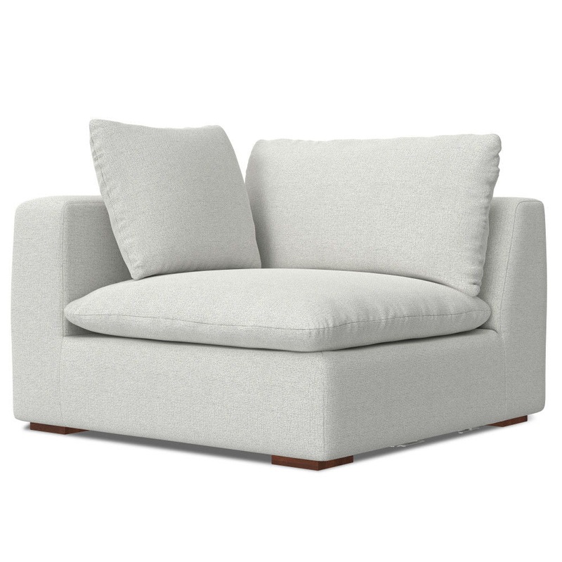 Jasmine – Left Arm Sofa Module – Gray