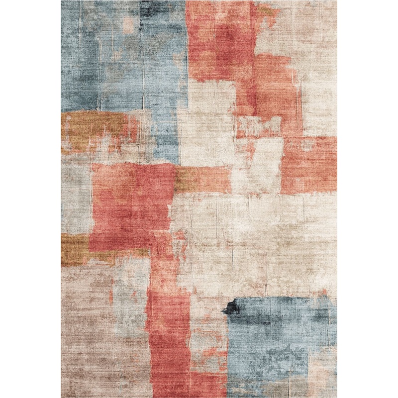 Toucan – Washable Non – Slip Area Rug – Ivory Multi