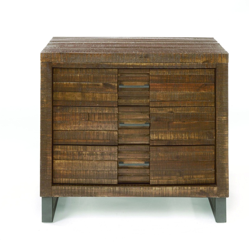 Andria – Reclaimed Nightstand – Oak