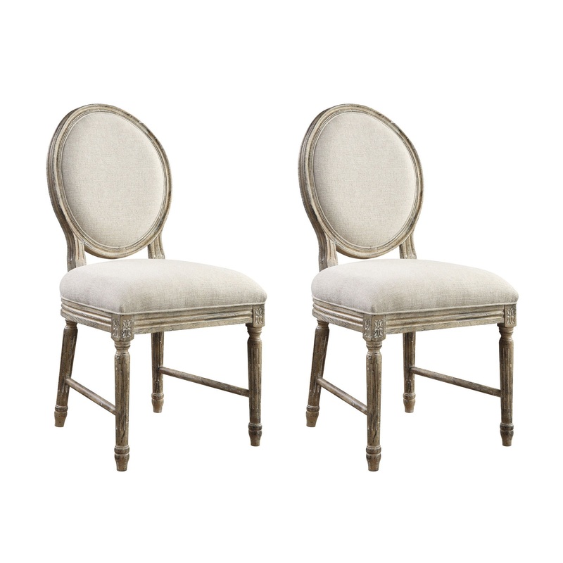 Ludin – Upholstered Dining Chairs (Set of 2) – Brown