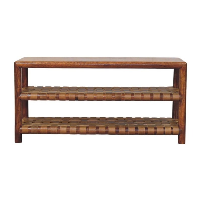 Regency – Woven 2 Slot Shoe Rack – Brown