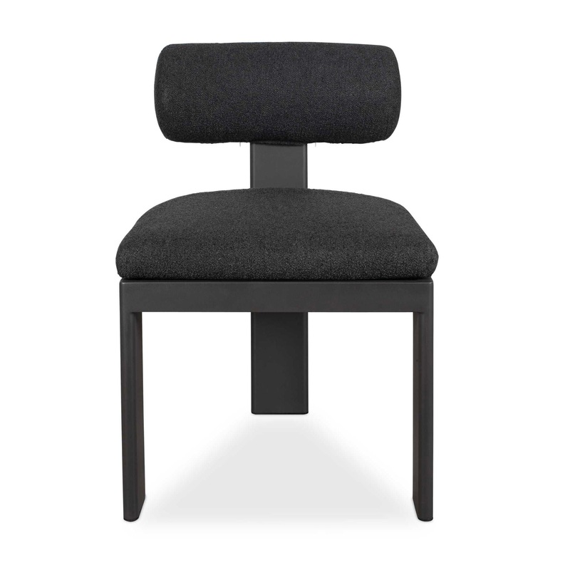 Bolster Back – Outdoor Dining Chair – Charcoal