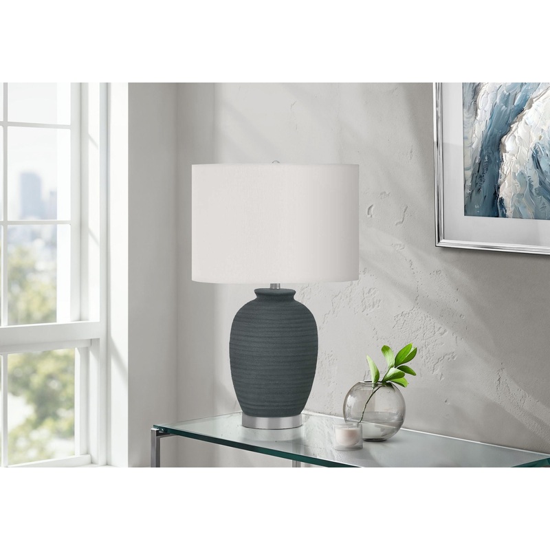 Lighting, Table Lamp, Ceramic, Contemporary – Blue