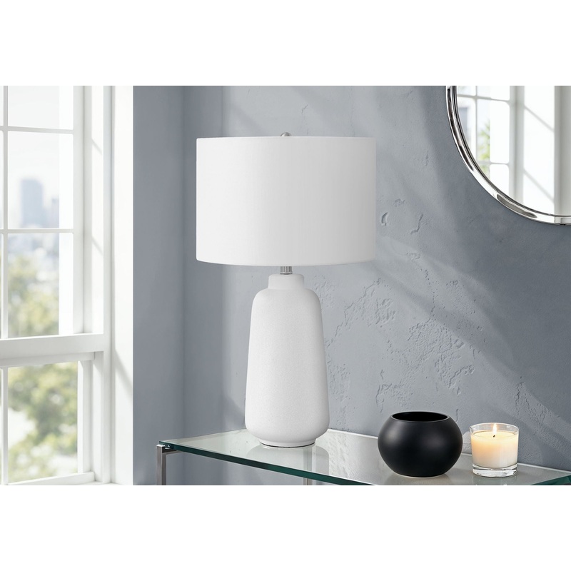 Lighting, Table Lamp, Ceramic, Modern – Cream