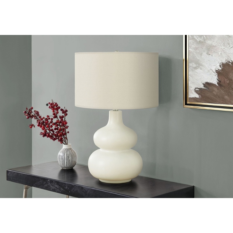 Lighting, Table Lamp, Contemporary – Cream