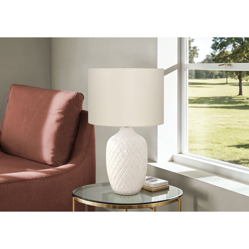 Lighting, Table Lamp, Transitional – Cream