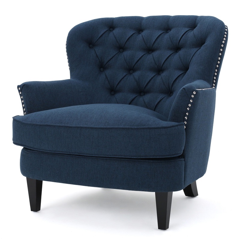 Tafton – Club Chair|Purple|Dark Gray|Light Blue|Blue