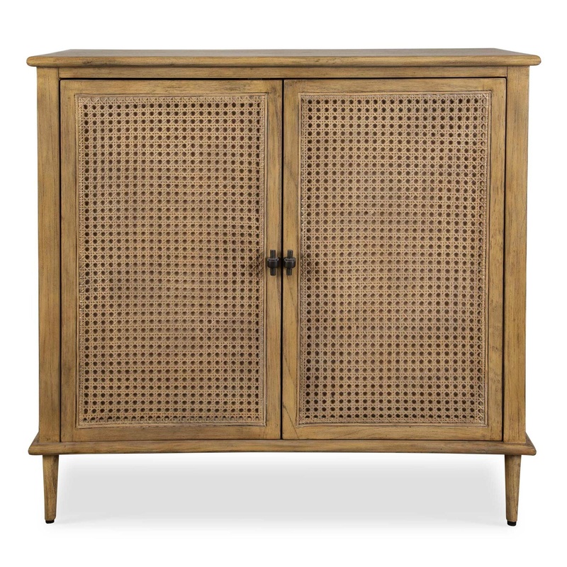 Coast – 2 Door Rattan Cabinet – Woodtone