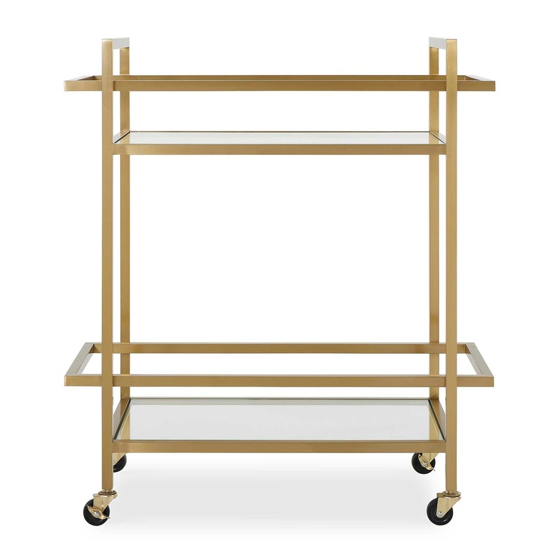 Erena – Bar Cart – Brass