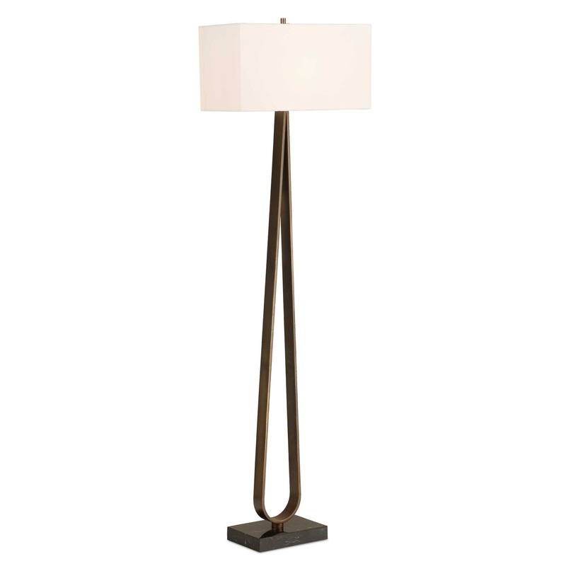 Galloway – Minimalist Floor Lamp – Bronze