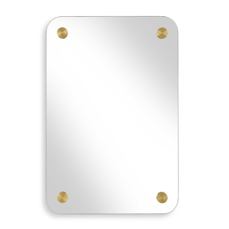 Hamrick – Frameless Mirror – Brass / Gold