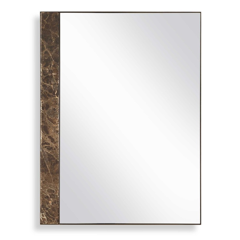 Hanover – Marble Mirror – Bronze / Brown / Gold