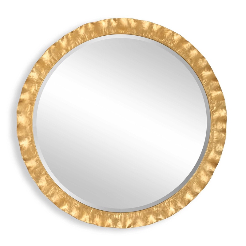 Haya – Round Mirror – Gold