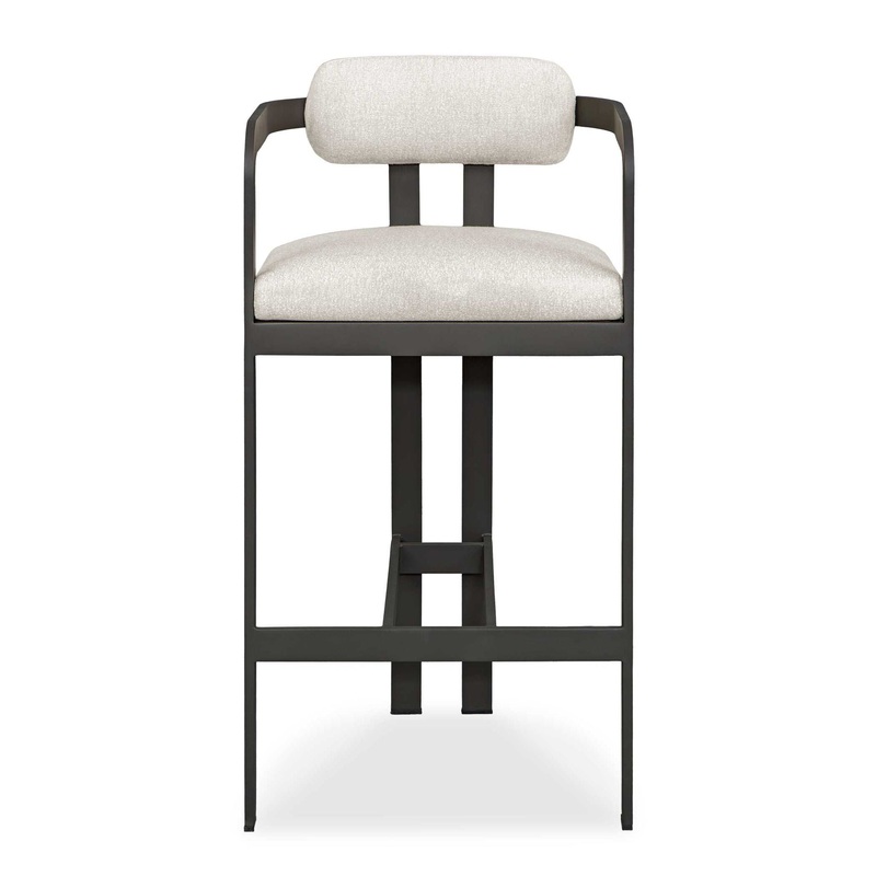 Kalmar – Outdoor Bar Stool – Black / White