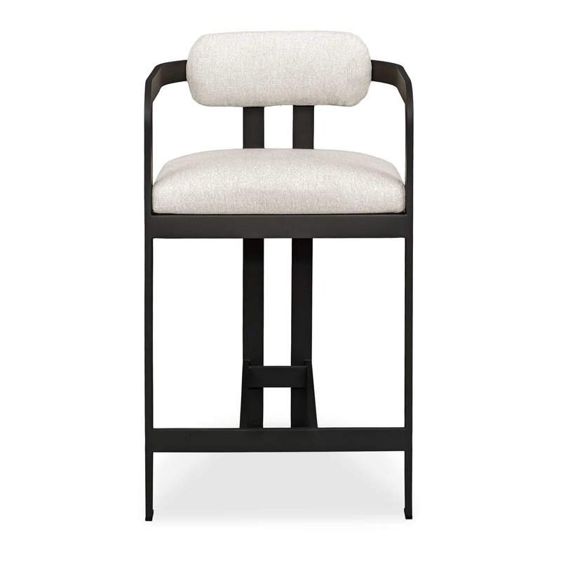 Kalmar – Outdoor Counter Stool – Black / White