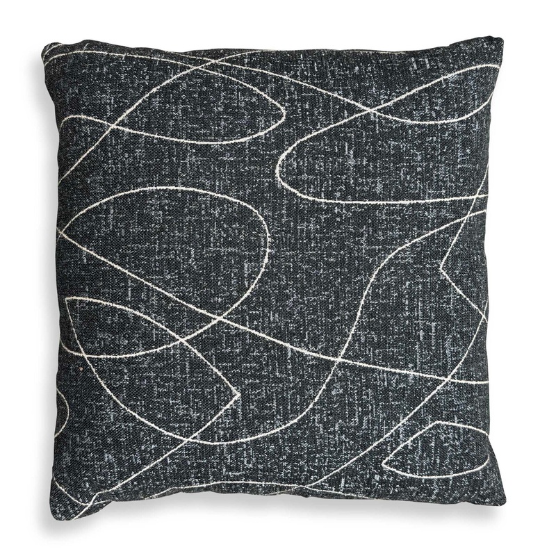 Loopy Loop – Outdoor Pillow – Onyx