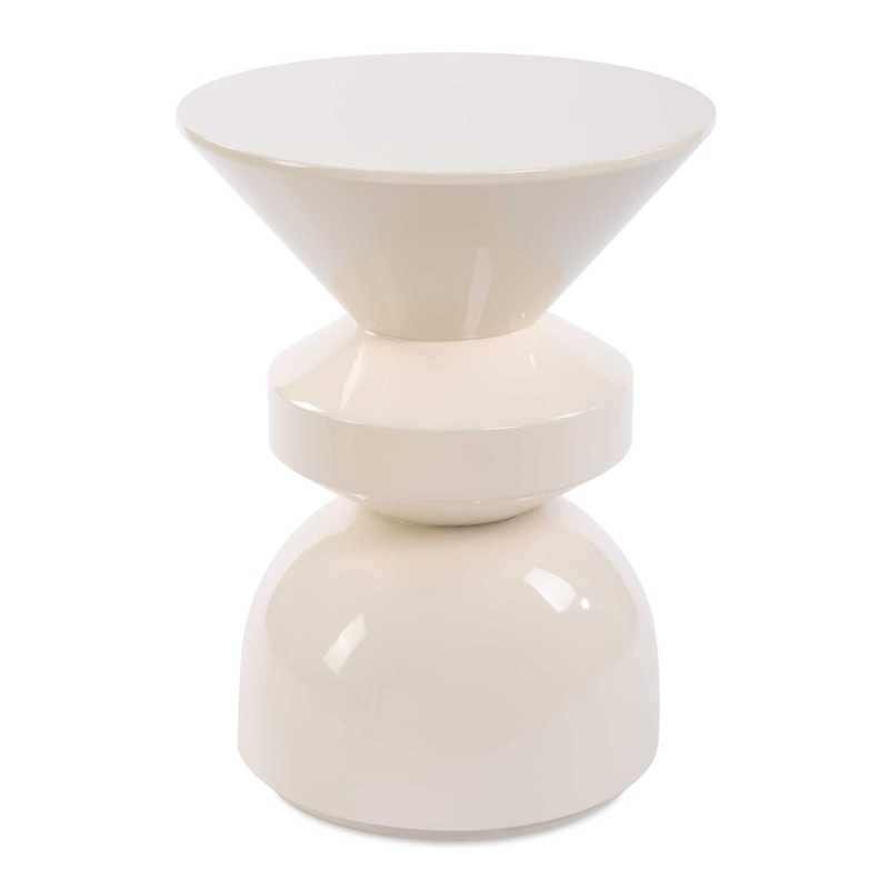 Lyford – Modern Accent Table – White