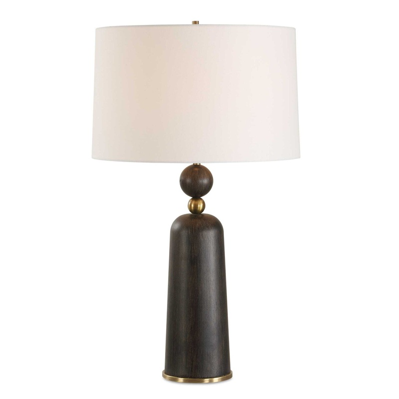 McQuinn – Table Lamp – Dark Walnut