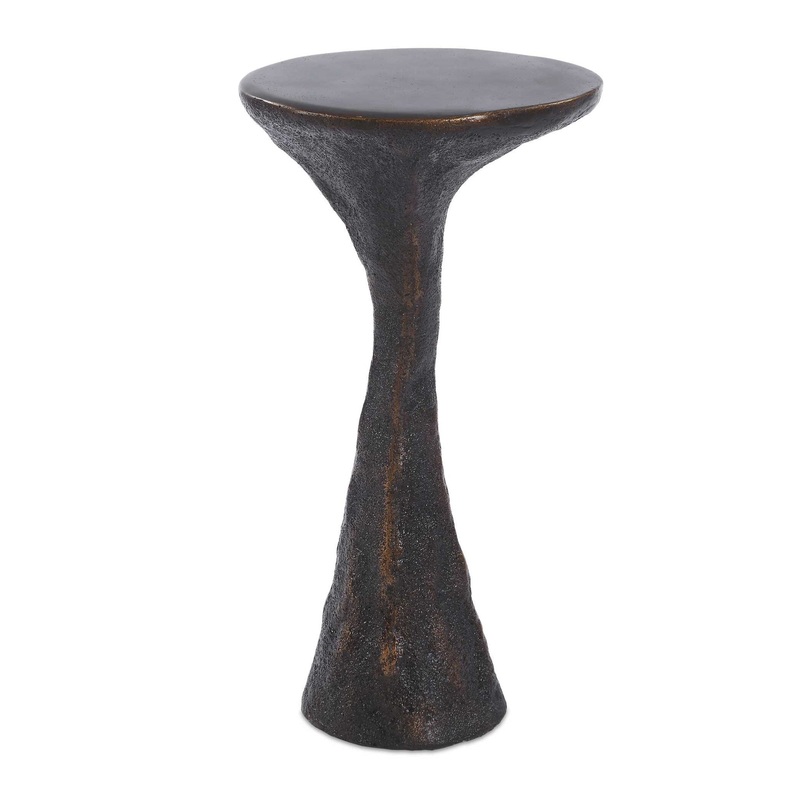 Milan – Outdoor Drink Table – Dark Bronze