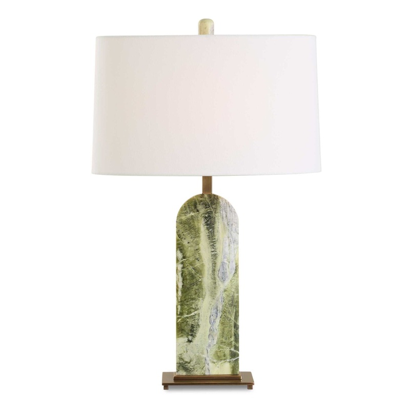 Moorea – Marble Table Lamp – Green
