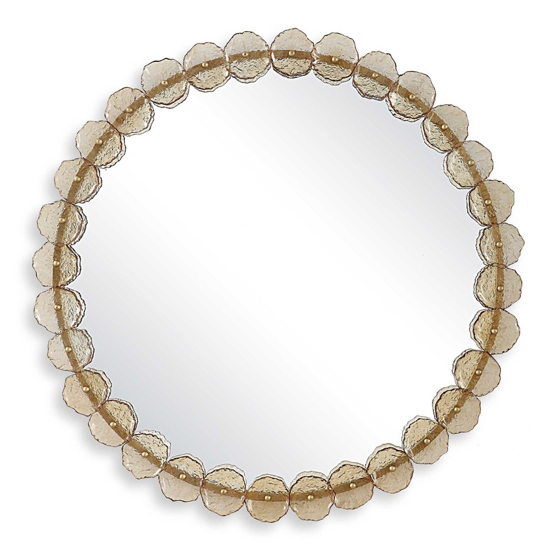 Nolina – Round Mirror – Gold