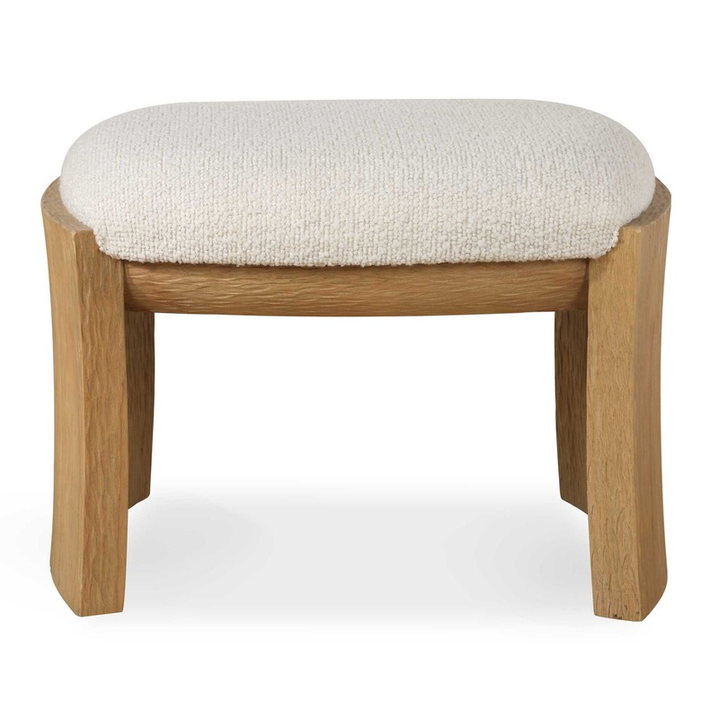 Port – Small Bench – Natural / White