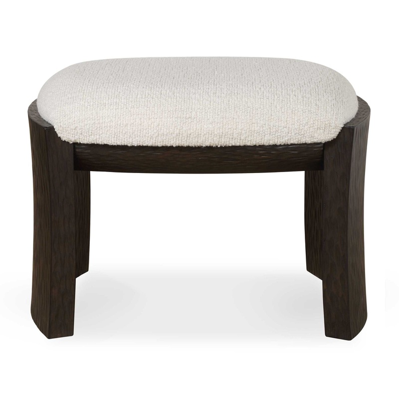 Port – Small Bench – Walnut / White